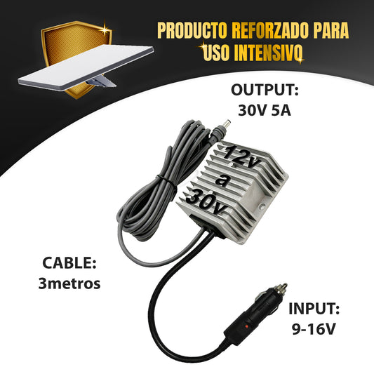 Fuente Starlink 12a30 Volt - Adaptador a encendedor del vehiculo + Cable de 3m