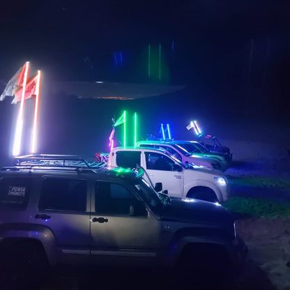 Antenas LED Luminosas Linea RGB