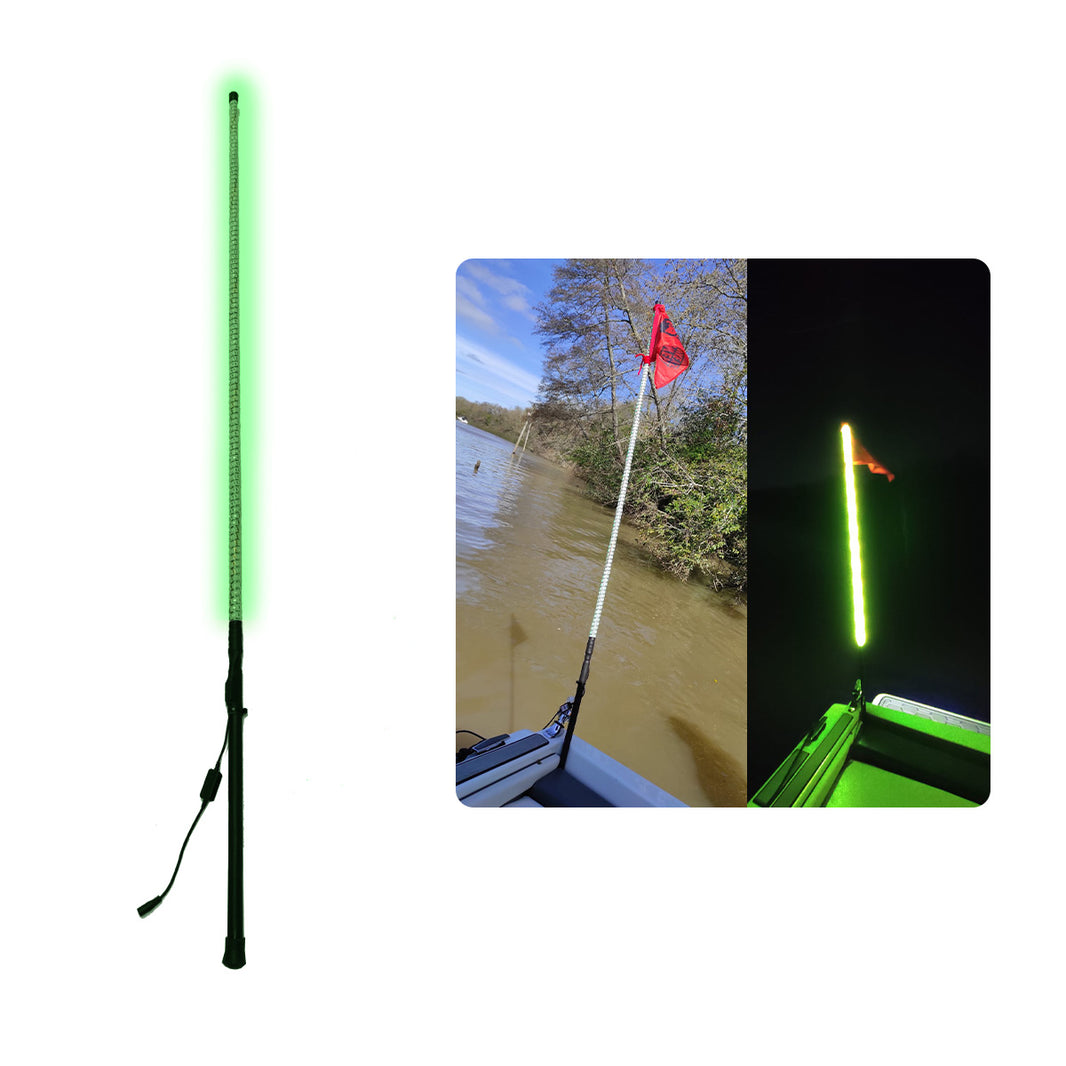 Antenas LED Para UTV, 4x4, Nautica. RGB, Pixel, Un Color – POWER MONKEYS