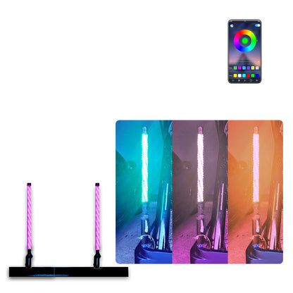 Antenas LED Luminosas Linea RGB