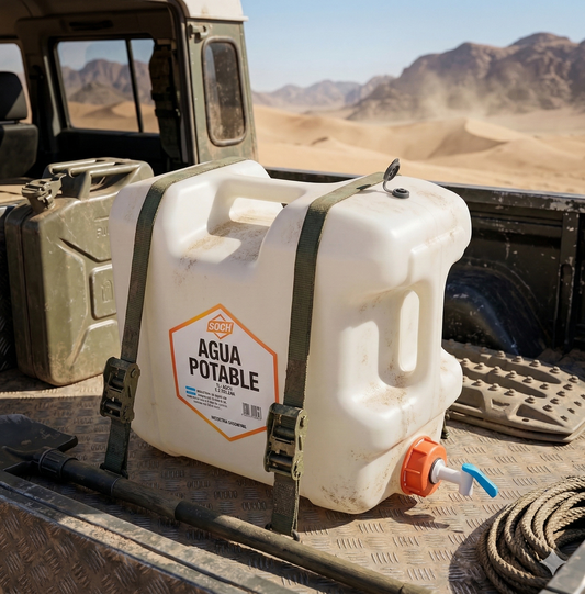 Bidon SOCH 20L para AGUA con Tapa Canilla