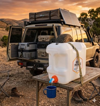 Bidon SOCH 20L para AGUA con Tapa Canilla