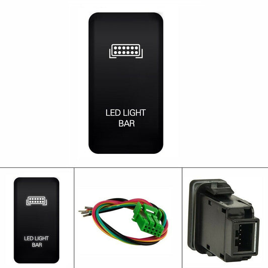 Controla tus accesorios LED con La Tecla de Encaje original de fábrica y Estética Única. Tecla LED ON/OFF con retroiluminación VERDE. 