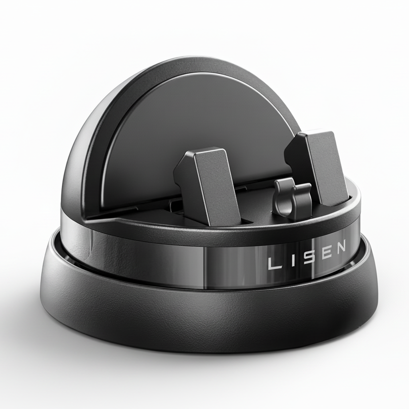 Soporte para Celular Giratorio 360º para auto y escritorio. Fijación ultra fuerte con ventosa profesional, rotación total y diseño robusto para GPS o streaming.
