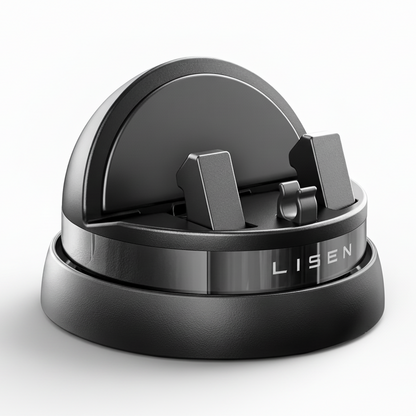 Soporte para Celular Giratorio 360º para auto y escritorio. Fijación ultra fuerte con ventosa profesional, rotación total y diseño robusto para GPS o streaming.
