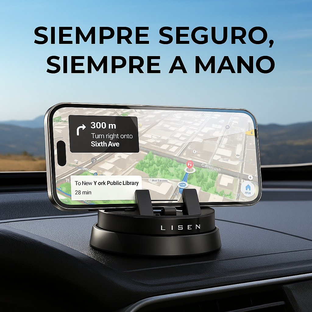 Soporte Para Celular Giratorio 360º  Para Auto / Escritorio