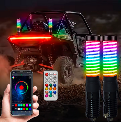 ANTENAS LED COB  pixel Varios Tamaños UTV y Off Road
