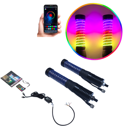 ANTENAS LED COB  pixel Varios Tamaños UTV y Off Road