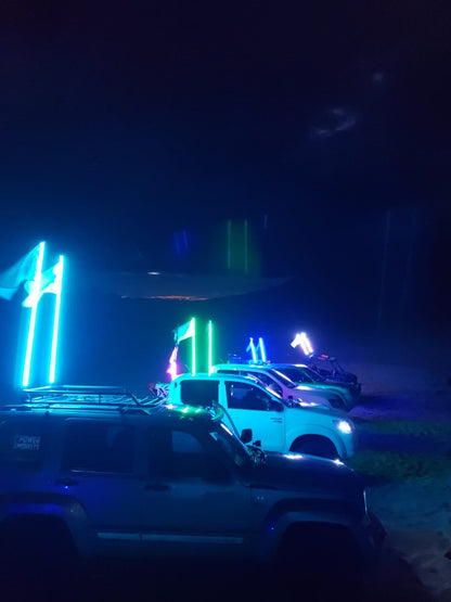 Antenas LED Luminosas Color AZUL
