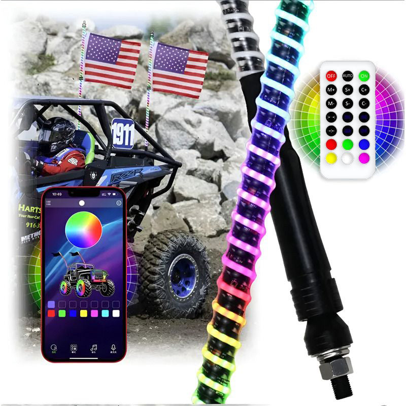 ANTENAS LED COB  pixel Varios Tamaños UTV y Off Road