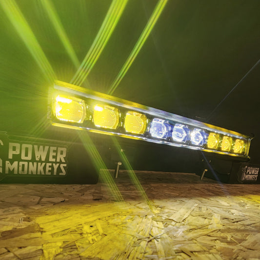 Barra LED 7D Ámbar Y Blanco Driving Beam de 20”
