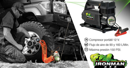 Compresor de Aire Portátil Estándar Ironman 4x4