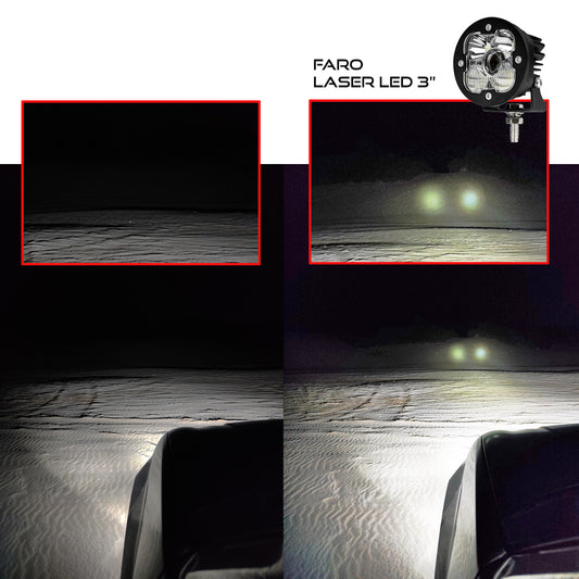 Faro LED LASER  de 3"