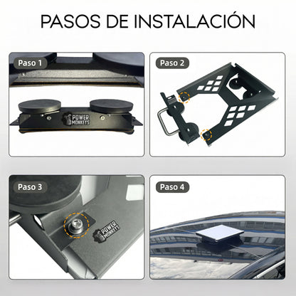Soporte Auto Magnético + Fuente Starlink Mini