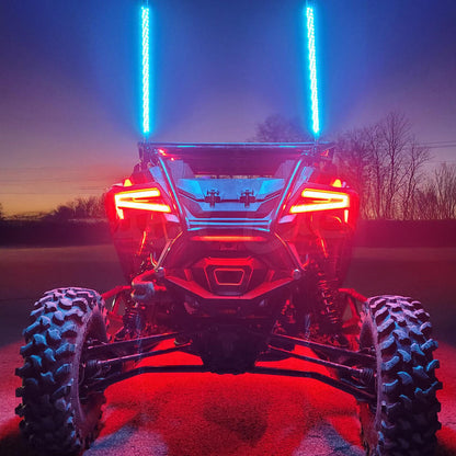 Antenas LED RGB